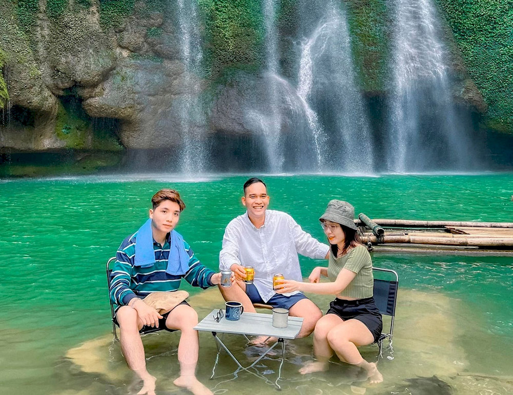 Đừng bỏ qua hoạt động picnic đầy thú vị khi đến với thác Chiềng Khoa